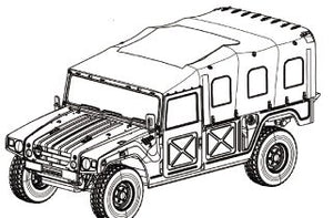 Fine Molds FM42 JGSDF HMV (Canvas Top/Personnel Carrier) 1/35 – image 3