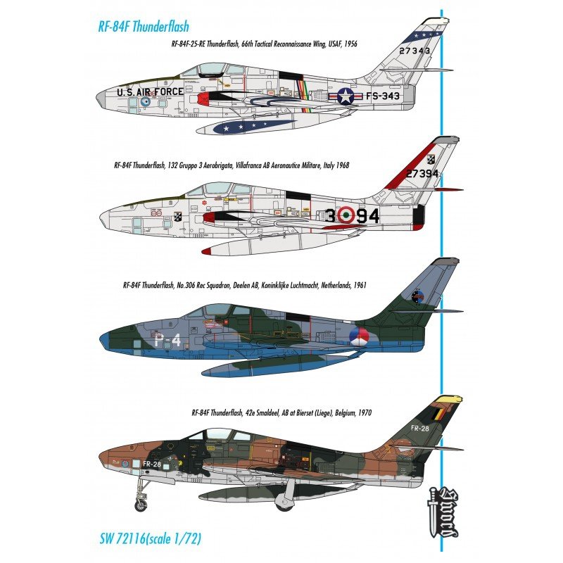 Sword 72116 RF-84F Thunderflash 1/72 – image 2