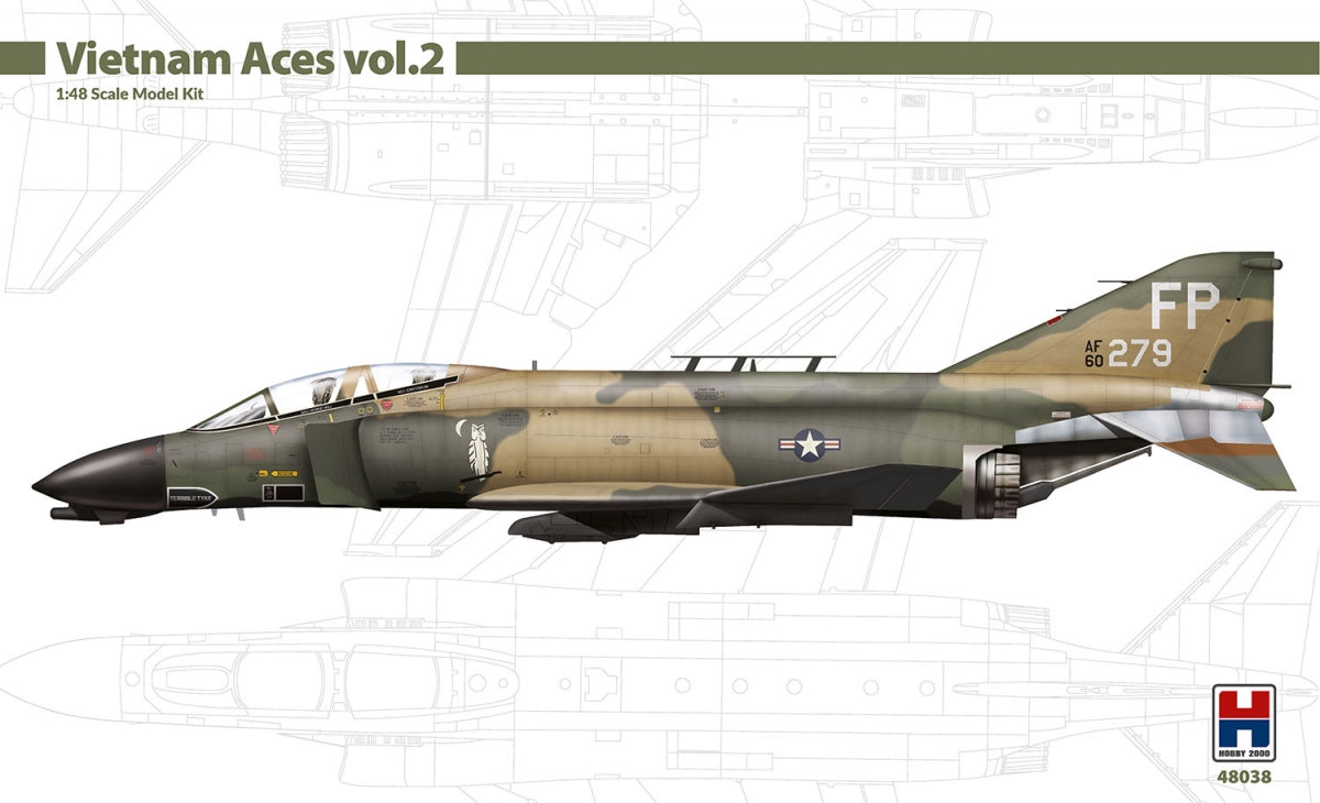 Hobby 2000 48038 Vietnam Aces vol.2 ( ACADEMY + CARTOGRAF + MASKS ) 1/48