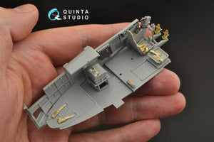 Quinta Studio QD48275 Fw 189A 3D-Printed &amp;amp; colored Interior on decal paper (GWH) 1/48 – image 5