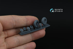 Quinta Studio QT48064 LaGG-3, MiG-3, La-5/La-7/La-9, Yak-7/Yak-9, I-185/250 Wheels (radial tread) (all kits) 1/48 – image 3