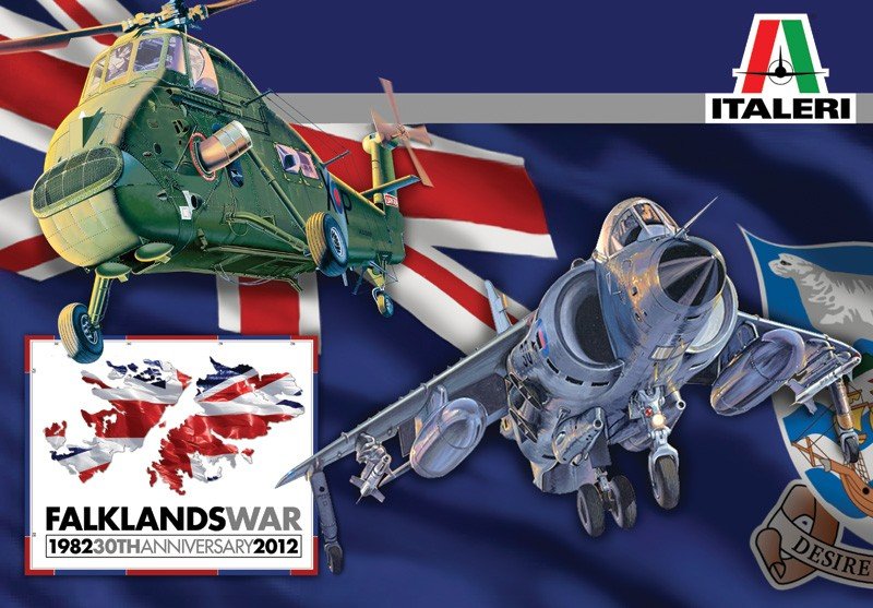 Italeri 1329 Wessex UH.5 / Sea Harrier FRS.1 - Falklands War 1/72