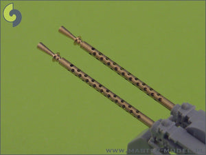 Master SM-35-002 Browning M2 aircraft .50 caliber (12.7mm) barrels with flash hiders (2pcs) – obrázek 4
