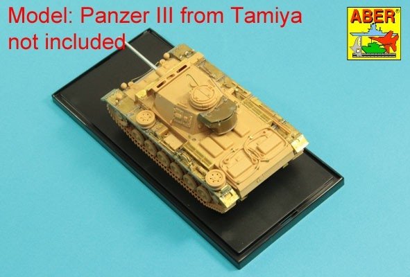 Aber 48A31 Grilles for Pz.Kpfw. III &amp;amp; Stug III Fit to Tamiya models: 32540; 32524; 32525; 32543; 1/48 – Bild 7