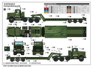 Trumpeter 01078 M920 Tractor tow with M870A1 semitrailer 1/35 – obrázek 4