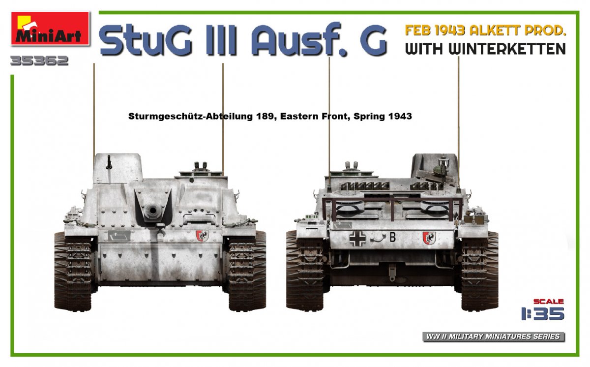 Mini Art 35362 StuG III Ausf. G FEB 1943 ALKETT PROD. WITH WINTERKETTEN 1/35 – image 8