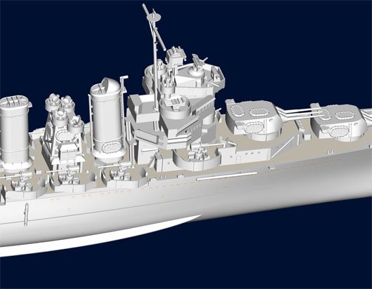 Trumpeter 05743 USS Astoria CA-34 1942 1/700 – Bild 6