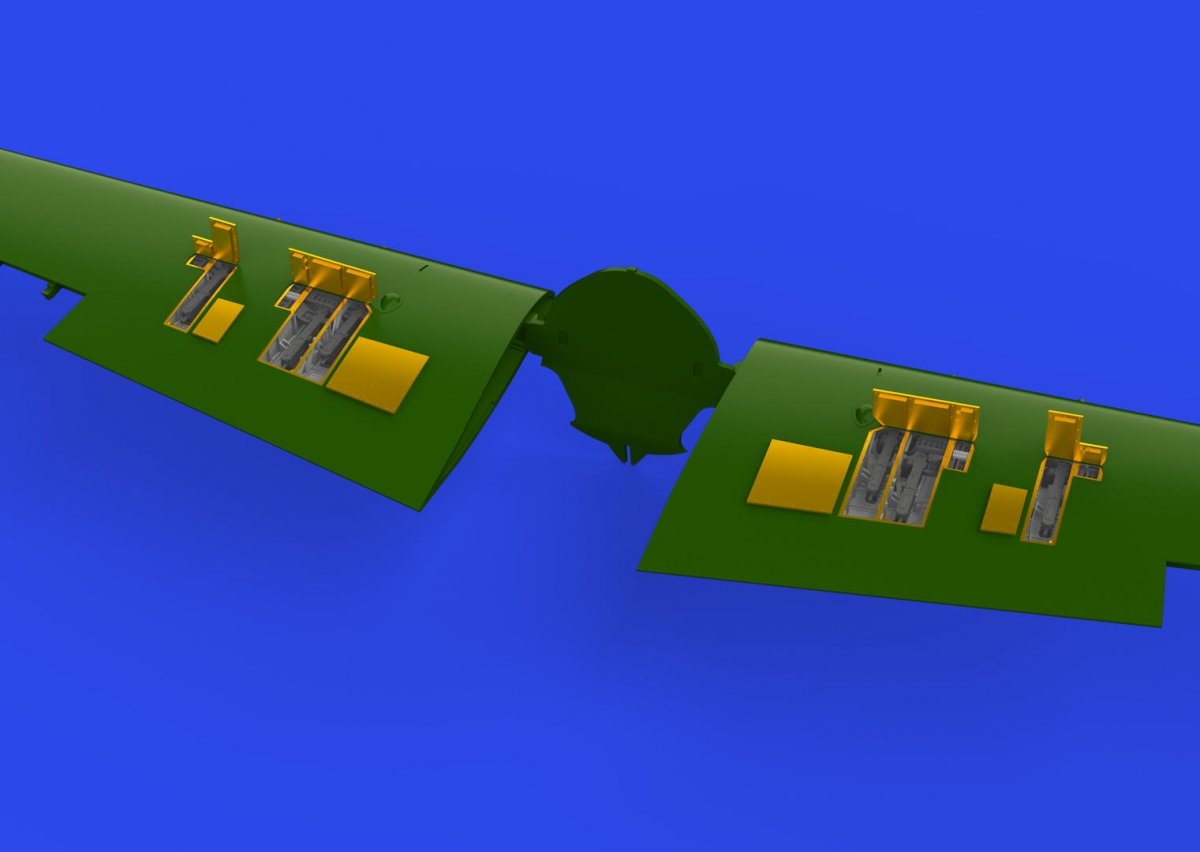 Eduard 648853 F4F-4 gun bays PRINT EDUARD 1/48 – obrázek 2