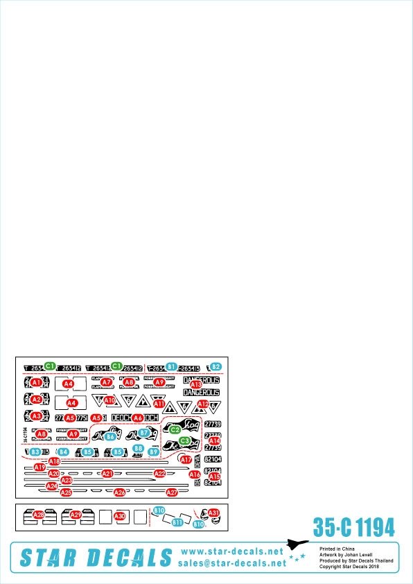 Star Decals 35-C1194 Australia Tanks and AFVs #6 1/35 – Bild 2