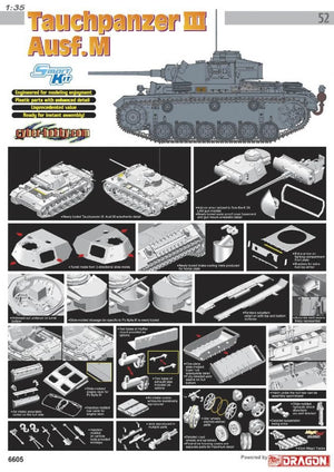 Cyber Hobby 6605 Pz.Kpfw.III Ausf.M Early Production with Rahmen fur Schutzhulle (1/35)