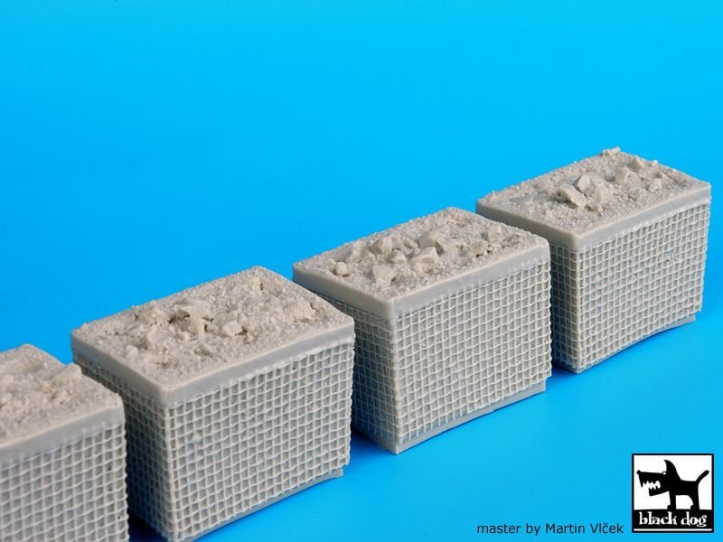 Black Dog D35017 Sandbag armored wall 3 1/35 – image 3