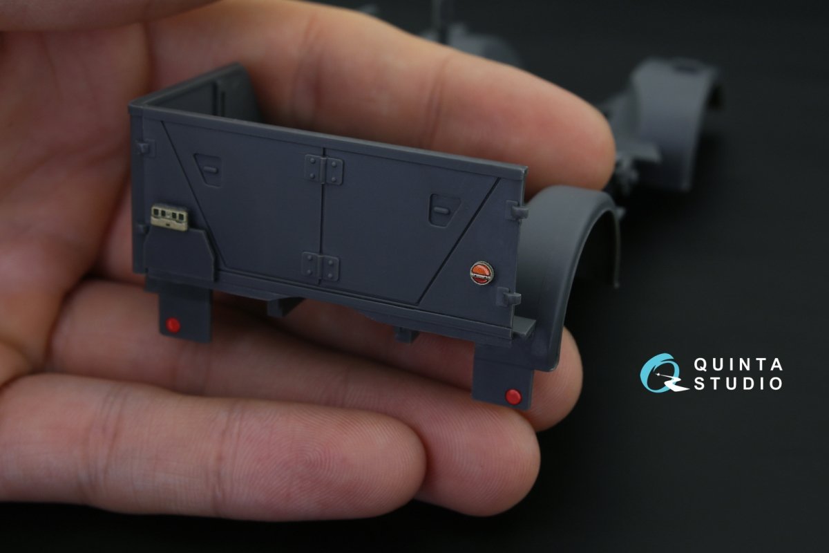 Quinta Studio QD35027 Horch 4X4 type 1a 3D-Printed &amp;amp; colored Interior on decal paper (for Tamiya kit) 1/35 – image 5