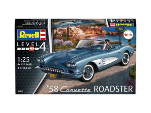 Revell 67037 58 Corvette Roadster Model Set 1/25 – image 3