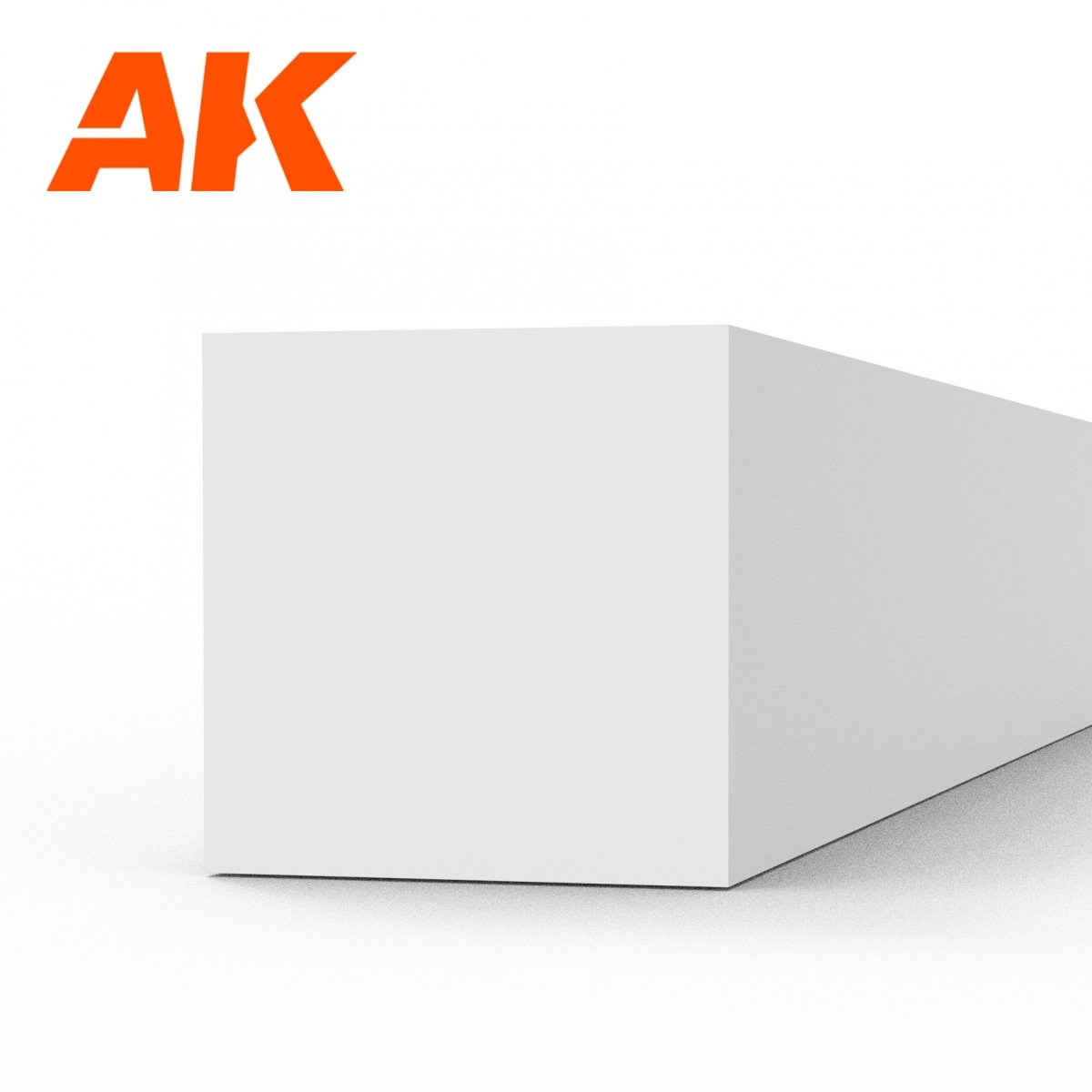 AK Interactive AK6534 STRIPS 4.00 X 4.00 X 350MM – STYRENE STRIP – (4 UNITS) – immagine 2