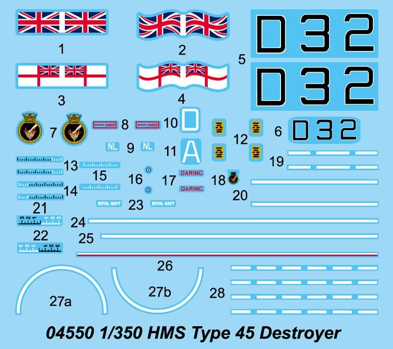 Trumpeter 04550 HMS Type 45 Destroyer 1/350 – Bild 4