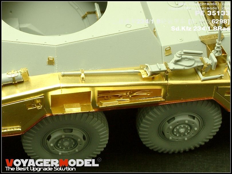 Voyager Model PE35133 Sd.Kfz 234/1 8Rad (For DRAGON 6298) 1/35 – obrázek 4