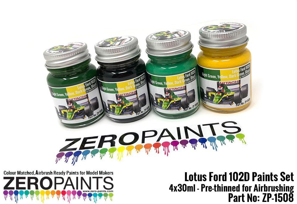 Zero Paints ZP-1508 Lotus Ford 102D Paint Set 4x30ml – image 2