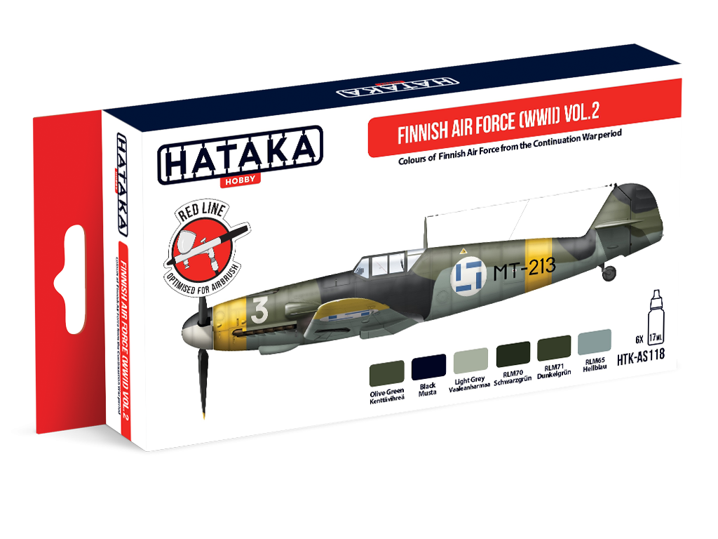 Hataka HTK-AS118 Force aérienne finlandaise (Seconde Guerre mondiale) Vol. 2 6x17 ml 
