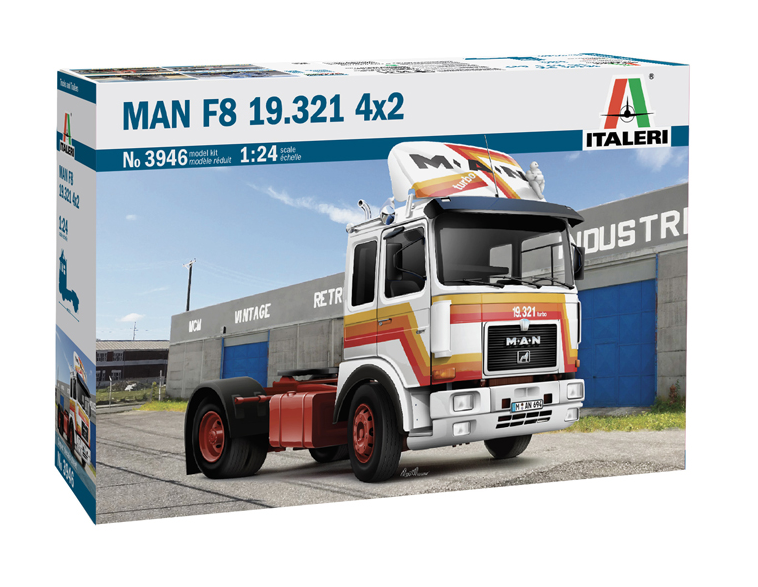 Italeri 3946 MAN F8 19.321 4x2 1/24 – obrázek 2