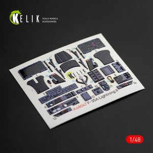 KELIK K48047 F-35A LIGHTNING II INTERIOR 3D DECALS FOR KITTY HAWK KIT 1/48 – image 2