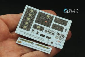 Quinta Studio QD32224 Boeing B-17G Radio operator&amp;#39;s compartment. 3D-Printed colored Interior on decal paper (HK models) 1/32 – immagine 3