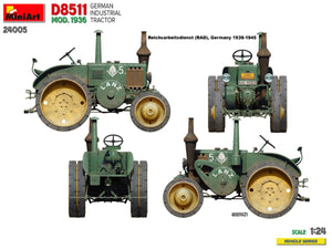 MiniArt 24005 GERMAN INDUSTRIAL TRACTOR D8511 MOD. 1936 1/24 – obrázek 6