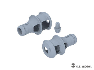 ET Model P35-302 WWII German 75mm KwK/Pak40 Muzzle Brake Type.2 (3D Print) 1/35 – Bild 2