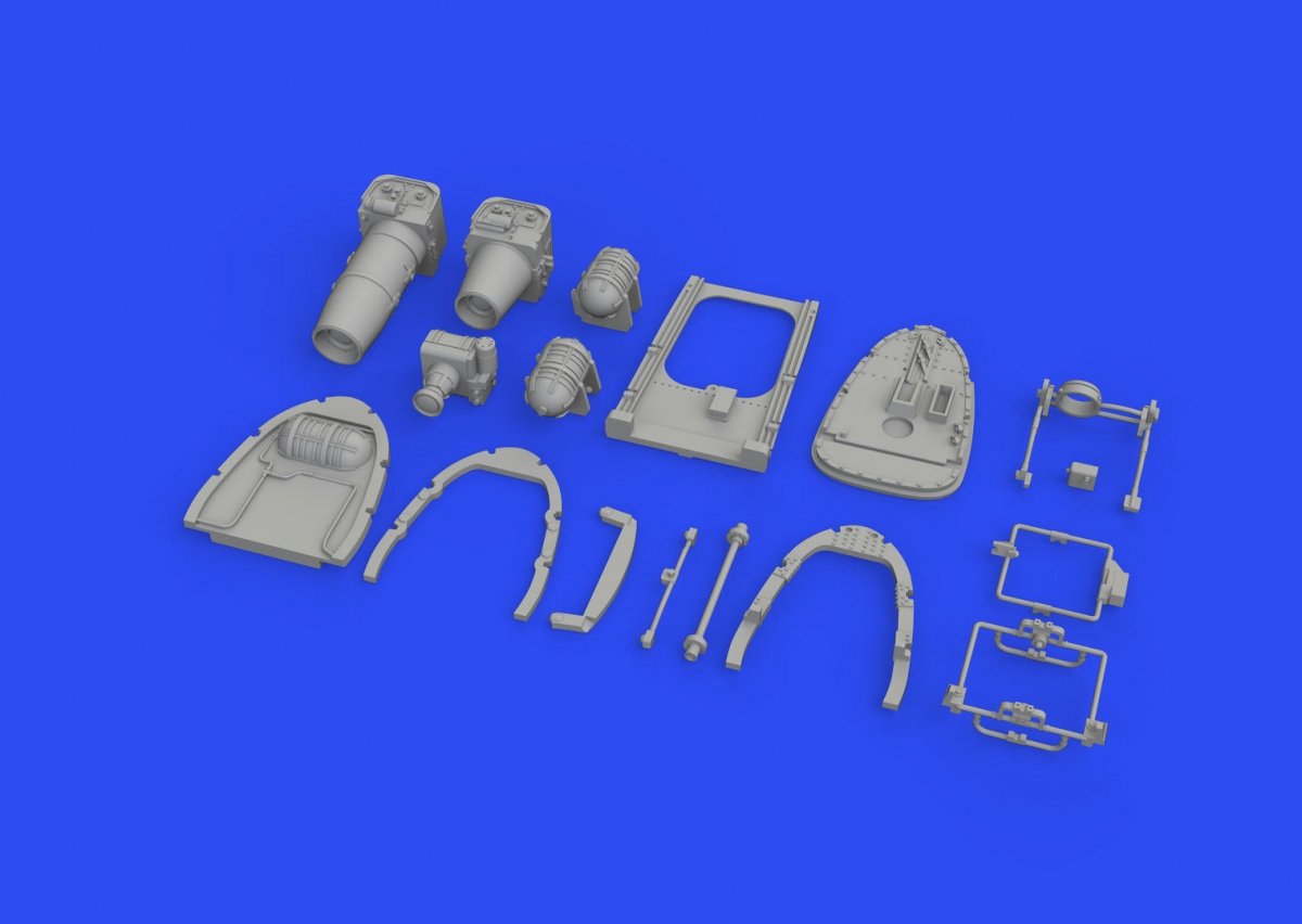 Eduard 648599 F-6D cameras EDUARD 1/48 – obrázek 2