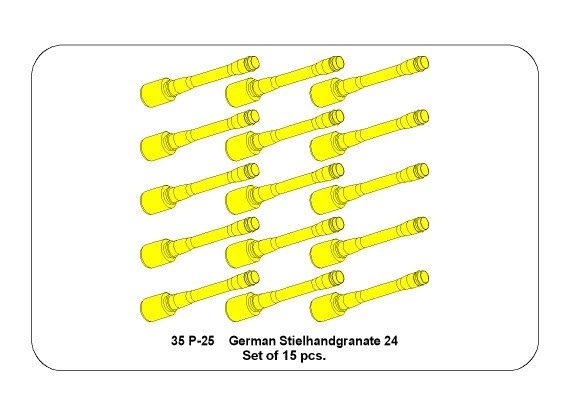 Aber 35P-25 German Hand Grenade Set