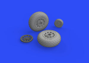 Eduard 648503 P-51D wheels oval tread 1/48 EDUARD – image 3