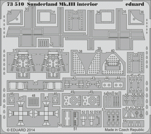 Eduard 73510 Sunderland Mk. III interior SA 1/72 ITALERI – Bild 2