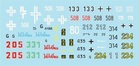 Star Decals 72-A1068 Hungary 45 # 1. 1/72 – Bild 3