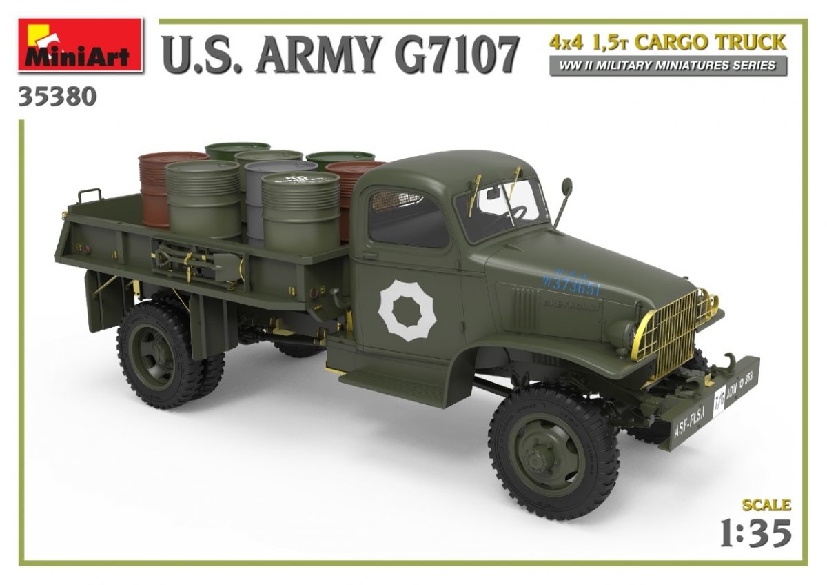 MiniArt 35380 US ARMY G7107 4X4 1.5t CARGO TRUCK 1/35 – image 7