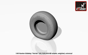 Armory Models AW48405 Hawker-Siddeley Harrier GR.7/GR.9/AV-8B wheels w/ weighted tires 1/48 – Bild 11