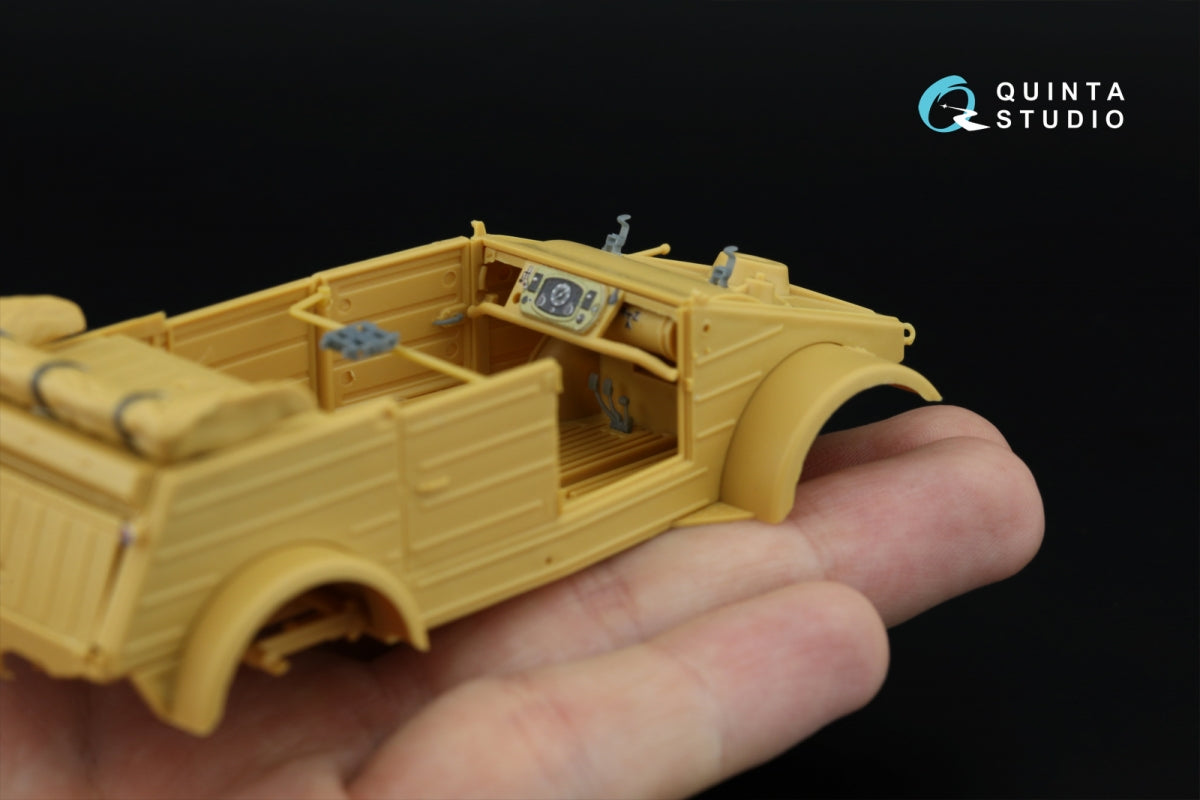 Quinta Studio QD+35143 Kubelwagen Type 82 3D-Printed &amp;amp; colored Interior on decal paper (Hero) (with 3D-printed resin parts)1/35 – image 10