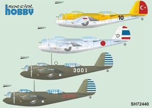 Special Hobby 72440 model 139WC/WSM/WT &amp;#39;Chinese, Siamese and Turkish Service&amp;#39; 1/72 – immagine 2