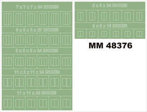 Montex MM48376 RAF STANDARD FIN FLASH 1/48