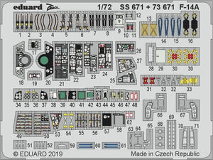 Eduard 73671 F-14A interior 1/72 HOBBY BOSS – Bild 2