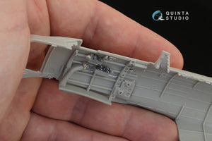Quinta Studio QD32027 A6M5 (Nakajima prod.) 3D-Printed &amp;amp; colored Interior on decal paper (for Tamiya kit) 1/32 – immagine 3