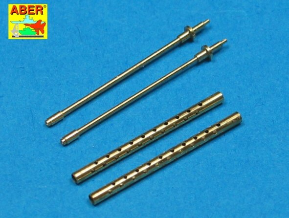 Aber A32017 Set of 2 inch .50 (12.7mm) standard barrels for US aircraft machine guns Browning M2 (1/32)