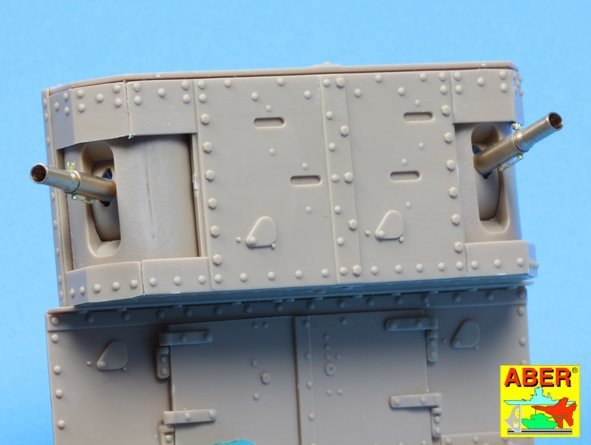 Aber 35L-156 Barrels for British WWI Tank Mark IV – Female 1/35 – Bild 6