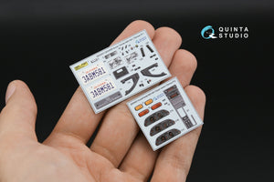 Quinta Studio QD24007 Acura-Honda NSX NA1 Export version 3D-Printed &amp;amp; colored Interior on decal paper (Tamiya) 1/24 – obrázek 4