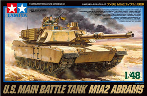 Tamiya 32592 US MAIN BATTLE TANK M1A2 ABRAMS (1/48)