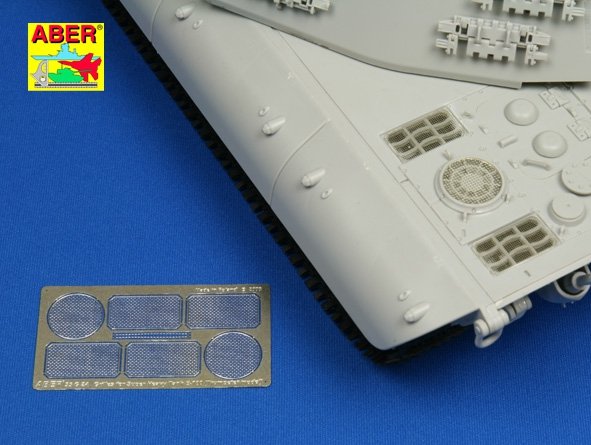 Aber 35G24 Grilles for german super heavy tank E-100 1/35 – image 4