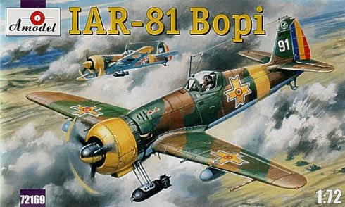 A-Model 72169 Romanian II WW fighter IAR-81 BOPI 1/72