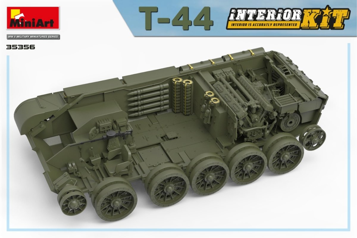 MiniArt 35356 T-44 INTERIOR KIT 1/35 – obrázek 4