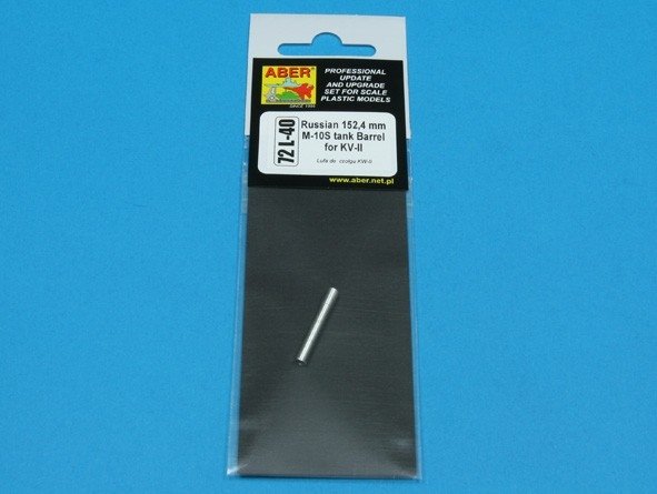 Aber 72L-40 152.4 mm M-10S tank barrel for KV-II tank / Russian 152.4 mm M-10S tank barrel for KV-II 1/72 – image 4