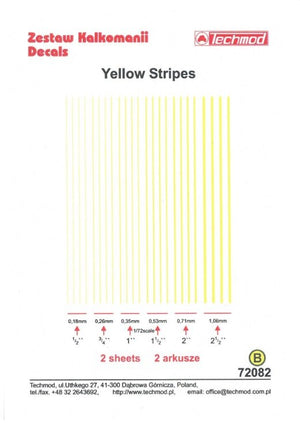 Techmod 72082 Yellow Stripes 1/72 – Bild 2