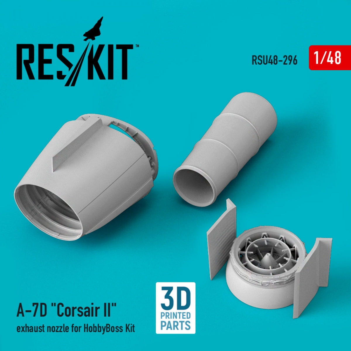 RESKIT RSU48-0296 A-7D &amp;quot;CORSAIR II&amp;quot; EXHAUST NOZZLE FOR HOBBYBOSS KIT 1/48 – image 2