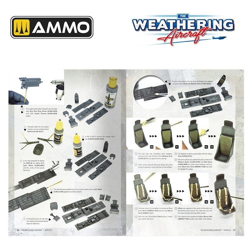 Ammo by Mig 5225 THE WEATHERING AIRCRAFT 25 - Acrylics (English) – obrázek 7
